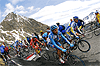 Immagine dei ciclisti sullo Stelvio